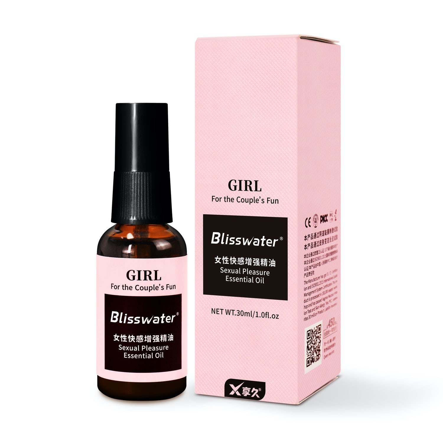 Blisswater Sexual Pleasure Essential Oil,Only for External,30ML